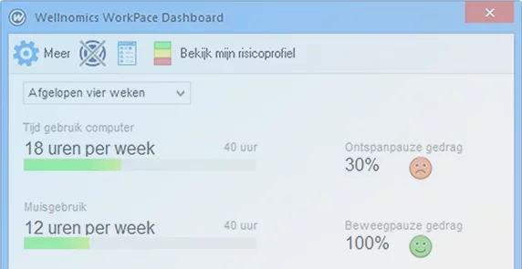 WorkPace dashboard